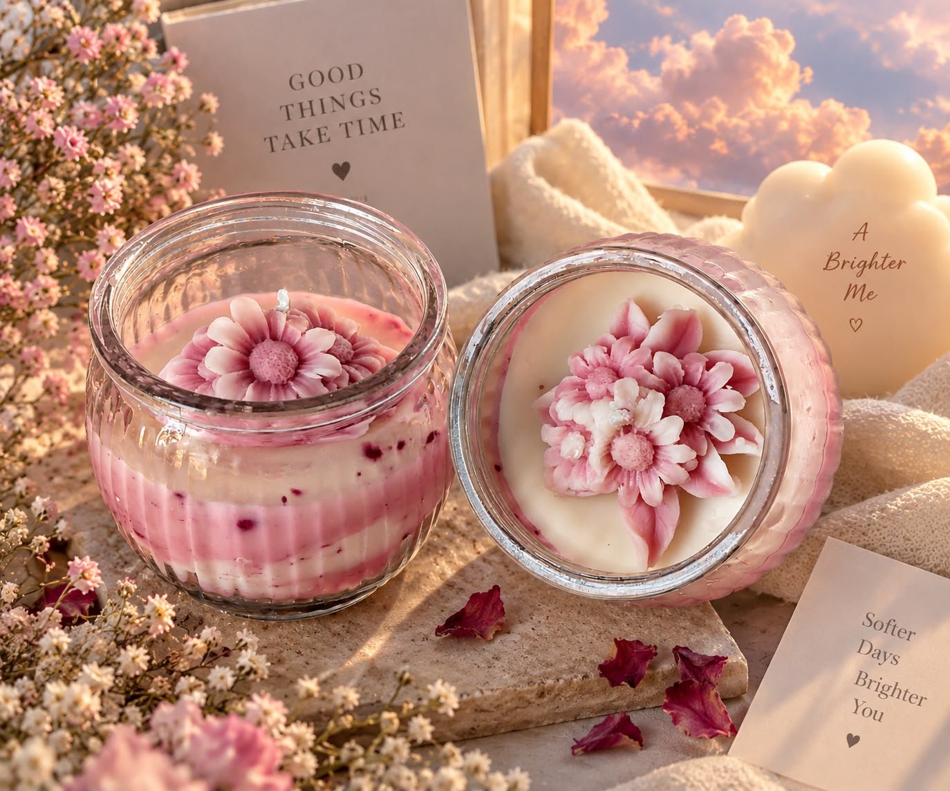Screw Round Jar Candle – 250ml